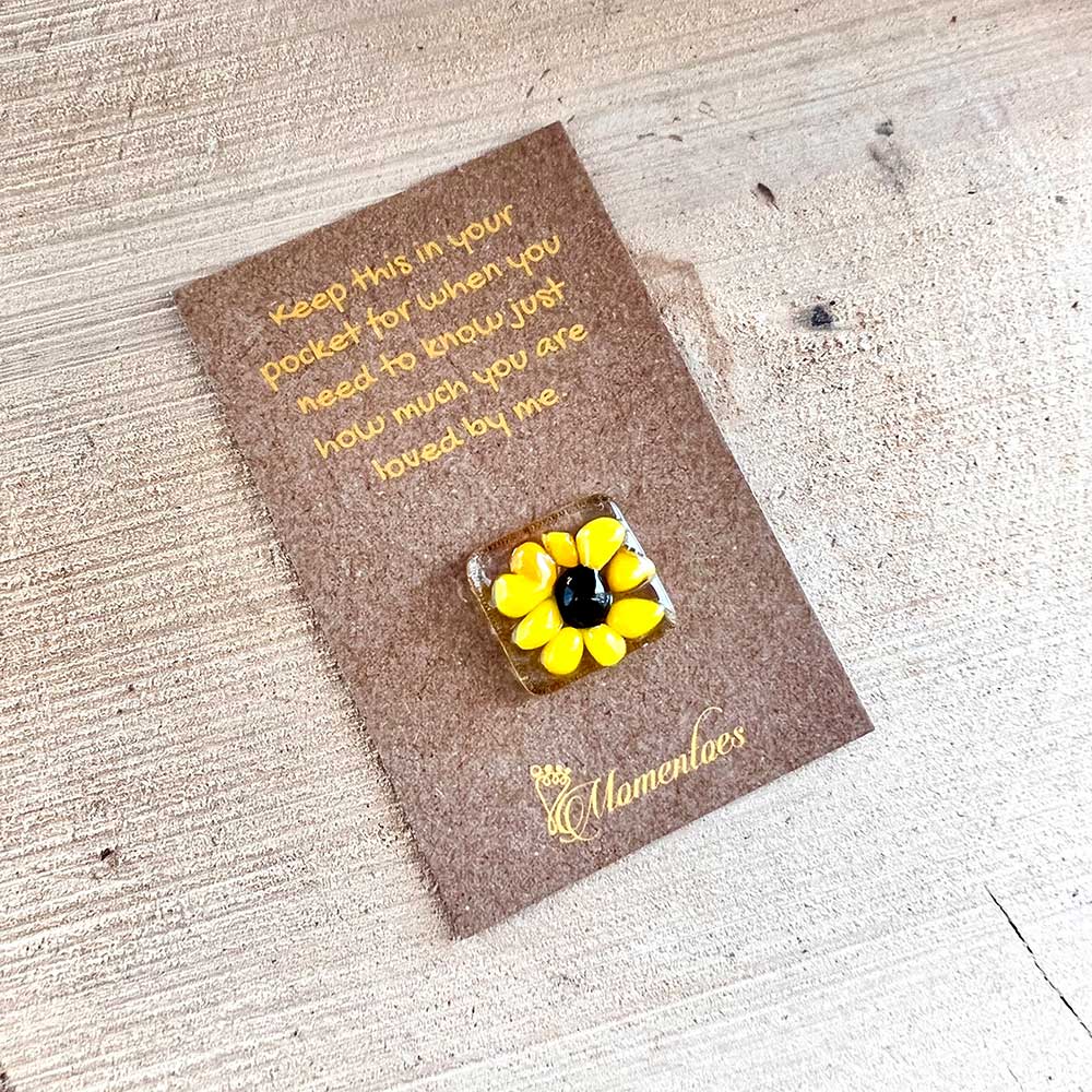 Sunflower Pocket Pebble
