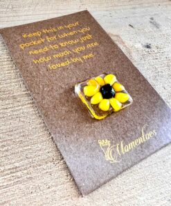 Sunflower Pocket Pebble - Image 3