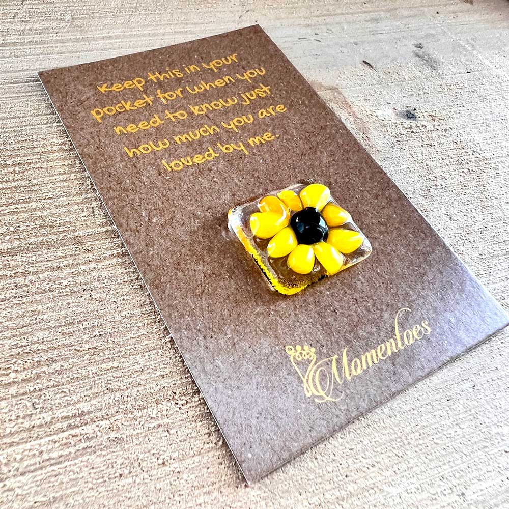 Sunflower Pocket Pebble - Image 3