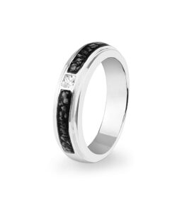 Alternative view of Unisex Remembrance Ashes Ring