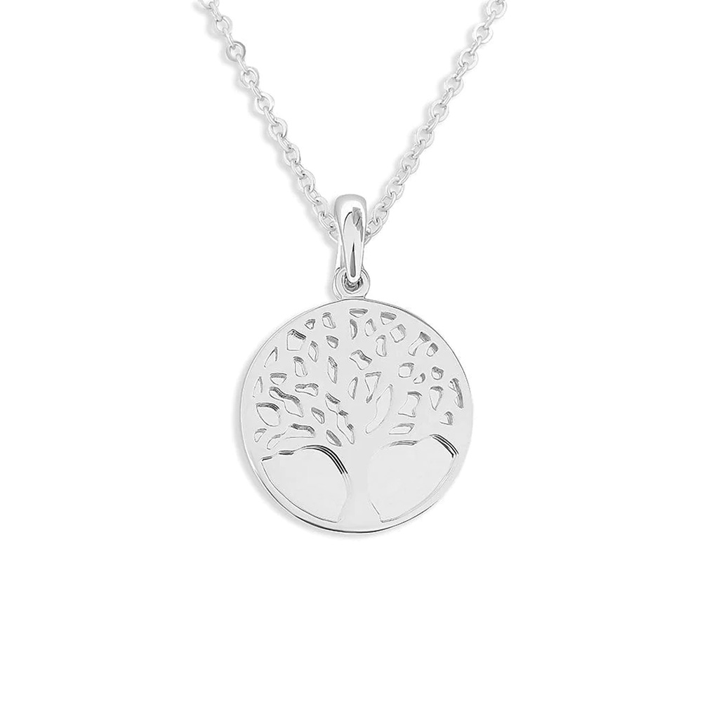 Engraved Tree of Life Memorial Fingerprint Pendant - Image 3