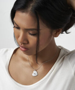 Heart Hand and Foot Print Crystal Pendant - Image 6