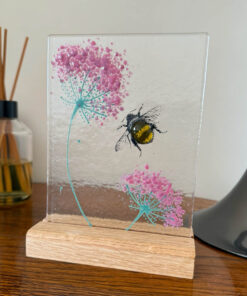 Alternative view of Ashes Bee Among Seed Heads Memorial