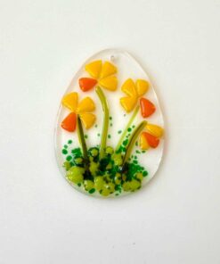 Make-at-Home Fused Glass Flower Egg Hanger Kit - Image 3
